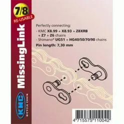 Attacco Catena KMC 7,3 Mm 7-8 Velocità