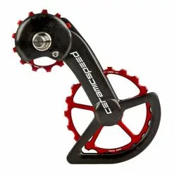 Ricambio Gabbia Cambio E Pulegge OSPW CeramicSpeed Shimano DA9100-ULT8000 Coated Road Rosso