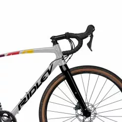Bicicletta Gravel Ridley Kanzo A Shimano GRX 400-600 2022 Grigio Argento -Vendite Biciclette Gravel rid sbixtarid663 c 001 4