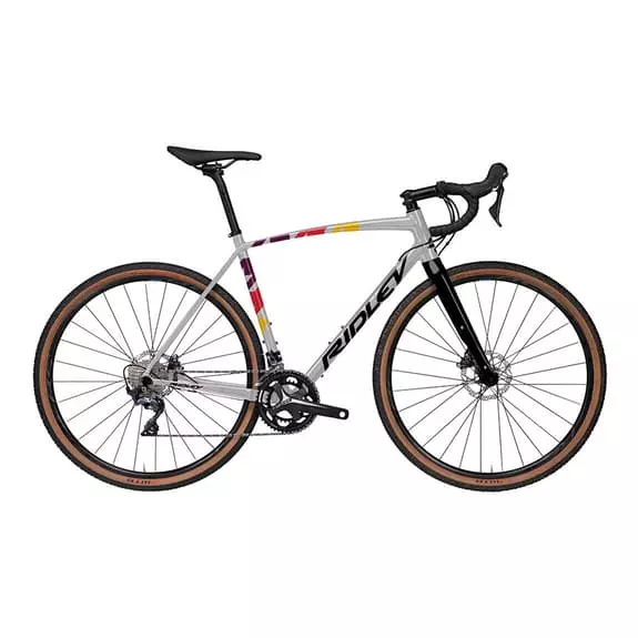 Bicicletta Gravel Ridley Kanzo A Shimano GRX 600 2022 Grigio Argento 1 Bicicletta Gravel Ridley Kanzo A Shimano GRX 600 2022 Grigio Argento