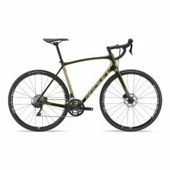 Bicicletta Gravel Ridley Kanzo Speed Shimano GRX 600 2022 Verde Beige
