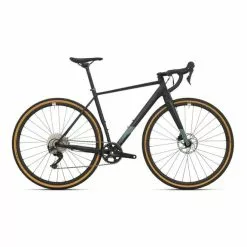 Bicicletta Gravel Superior X-Road Elite Nero Verde-grigio