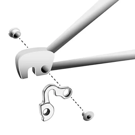 Punta Cambio UNION GH-129 Compatibile Con Bergamont, Focus, Haro, Jamis, K2, Raleigh, Sunn, Univega E Altre Marche 2 Punta Cambio UNION GH-129 Compatibile Con Bergamont, Focus, Haro, Jamis, K2, Raleigh, Sunn, Univega E Altre Marche - immagine 2