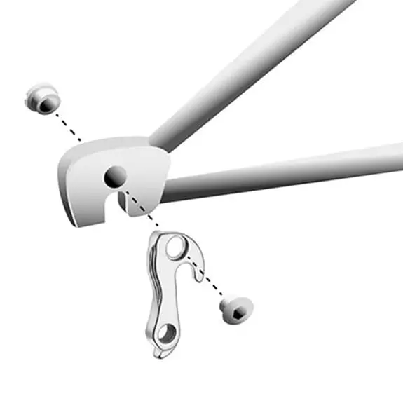 Punta Cambio UNION GH-130 Compatibile Con Corratec, Diamondback, Focus, Haro, Jamis, Kinesis, Mongoose, MSC, Raleigh, Univega E Altre Marche 2 Punta Cambio UNION GH-130 Compatibile Con Corratec, Diamondback, Focus, Haro, Jamis, Kinesis, Mongoose, MSC, Raleigh, Univega E Altre Marche - immagine 2