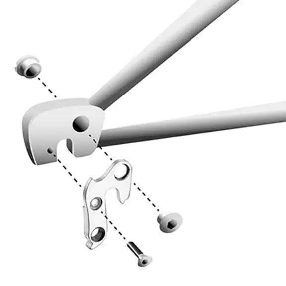 Punta Cambio UNION GH-133 Compatibile Con Cube, Focus, Haro, Jamis, Marin, Raleigh, Schwinn, Stevens, Trek, Univega E Altre Marche 2 Punta Cambio UNION GH-133 Compatibile Con Cube, Focus, Haro, Jamis, Marin, Raleigh, Schwinn, Stevens, Trek, Univega E Altre Marche - immagine 2