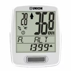 Contachilometri Union 21 Funzioni Senza Cavo Bianco